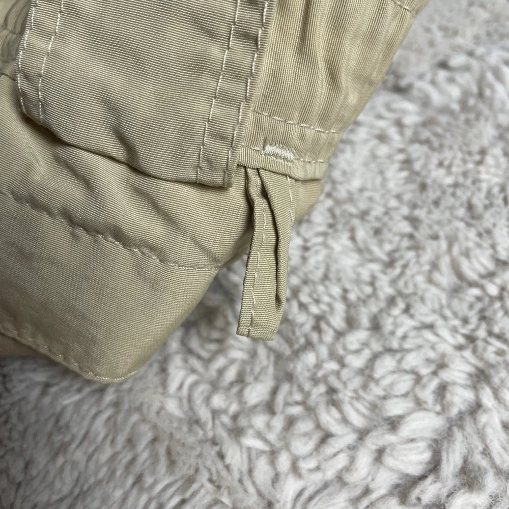 AFTCO Mens Fishing Shorts Tan Khaki Original Handcrafted Size 46 Nylon Cargo